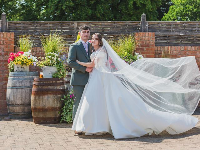 Oli and Holly's Wedding in Staploe, Cambridgeshire 39