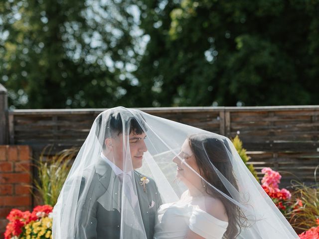 Oli and Holly's Wedding in Staploe, Cambridgeshire 42
