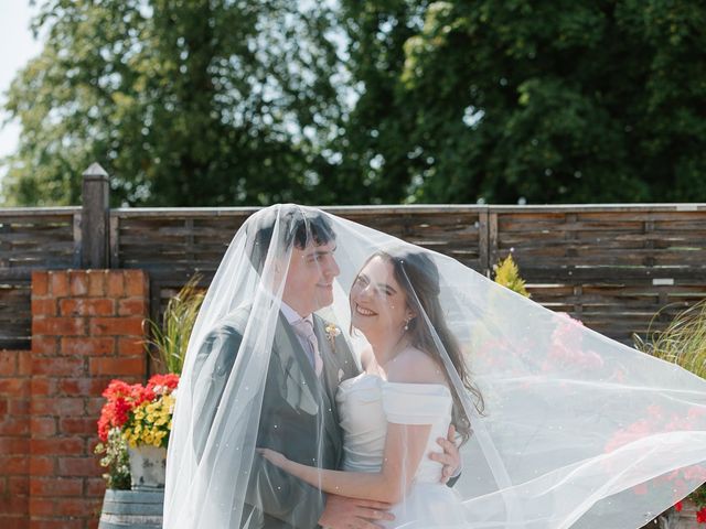Oli and Holly's Wedding in Staploe, Cambridgeshire 43