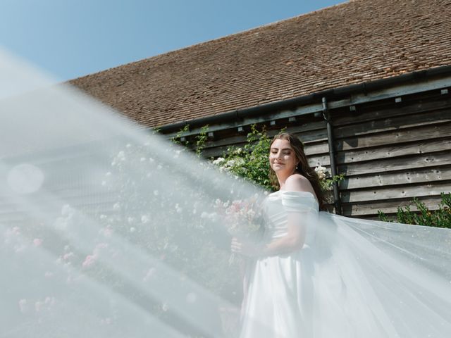 Oli and Holly's Wedding in Staploe, Cambridgeshire 46