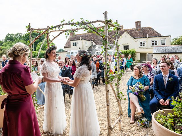 Ellen and Rebecca&apos;s Wedding in Sherborne, Dorset 213