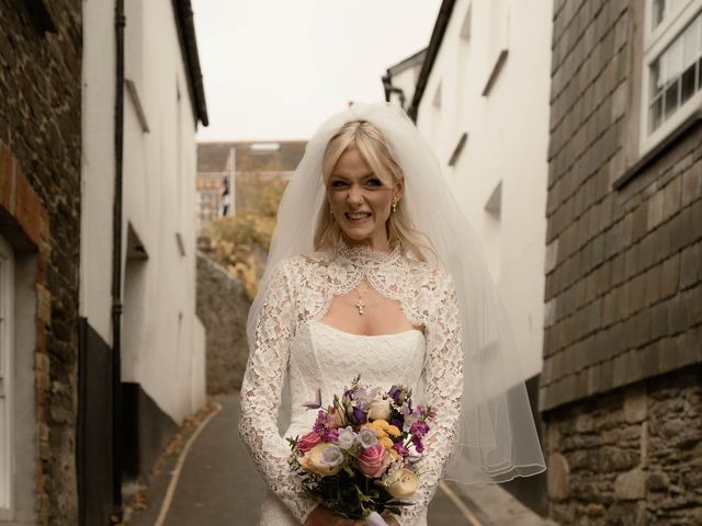 Mikki and James's Wedding in Fowey, Cornwall 11