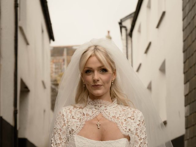 Mikki and James's Wedding in Fowey, Cornwall 13