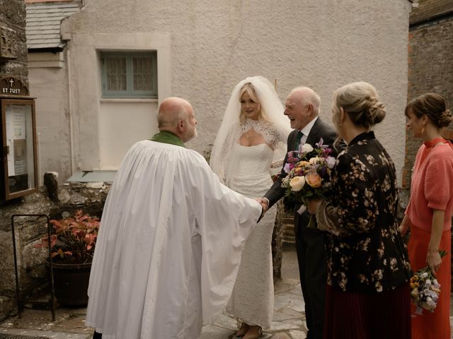 Mikki and James's Wedding in Fowey, Cornwall 16