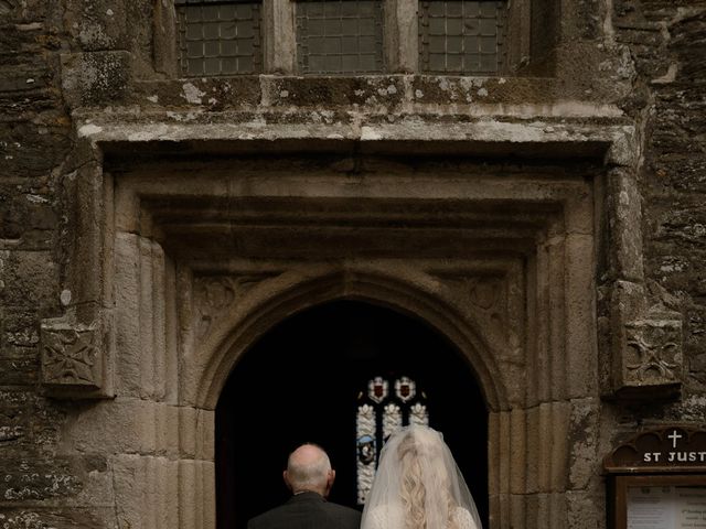 Mikki and James's Wedding in Fowey, Cornwall 17