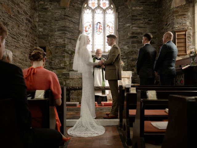 Mikki and James's Wedding in Fowey, Cornwall 33