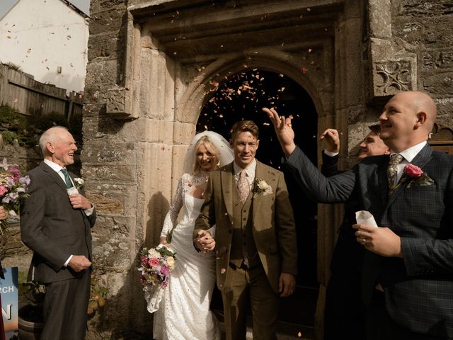 Mikki and James's Wedding in Fowey, Cornwall 45