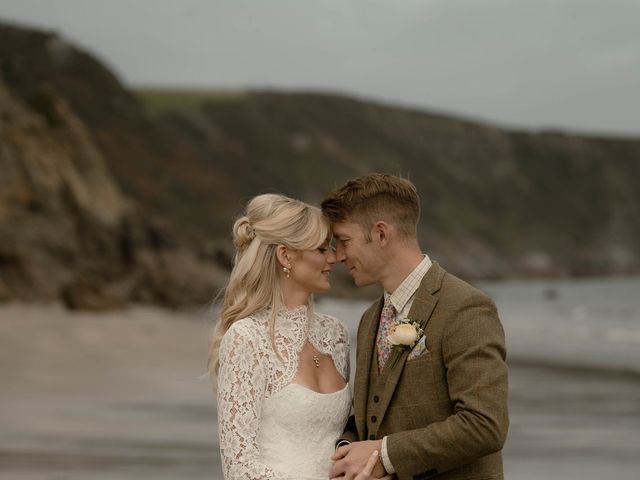 Mikki and James's Wedding in Fowey, Cornwall 91