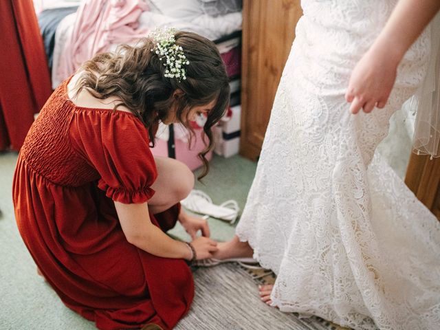 Emily and Kieran's Wedding in Swansea Valley, Powys 10