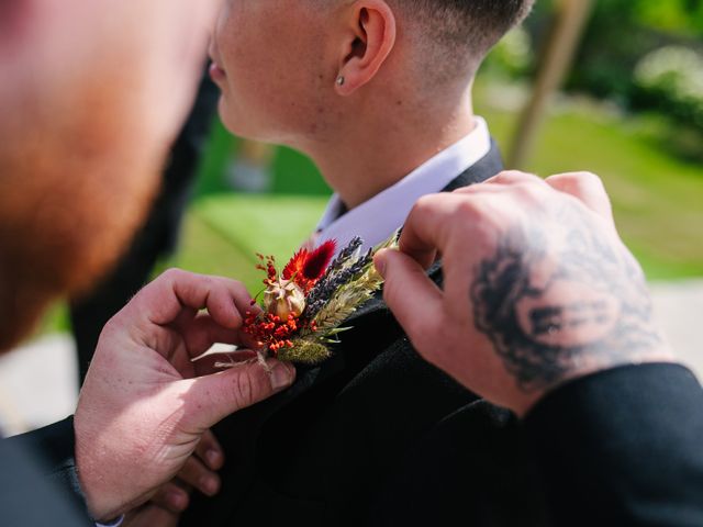 Emily and Kieran's Wedding in Swansea Valley, Powys 35