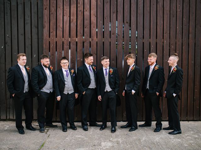 Emily and Kieran's Wedding in Swansea Valley, Powys 82