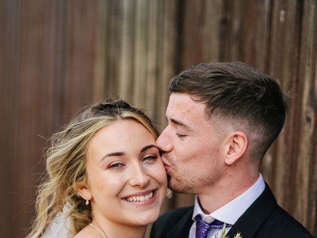 Emily and Kieran's Wedding in Swansea Valley, Powys 1