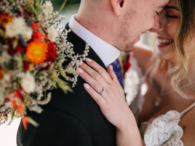 Emily and Kieran's Wedding in Swansea Valley, Powys 89