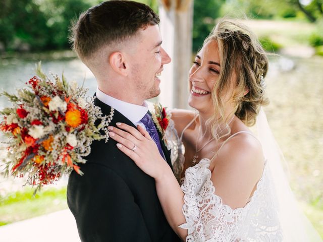 Emily and Kieran's Wedding in Swansea Valley, Powys 90