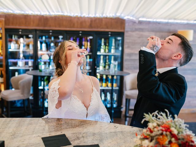 Emily and Kieran's Wedding in Swansea Valley, Powys 92