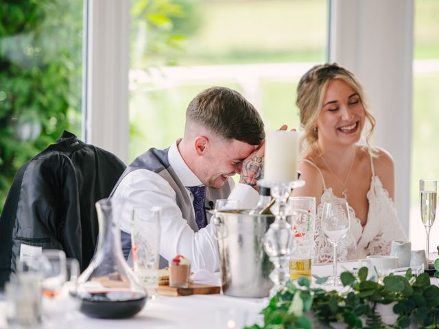 Emily and Kieran's Wedding in Swansea Valley, Powys 104