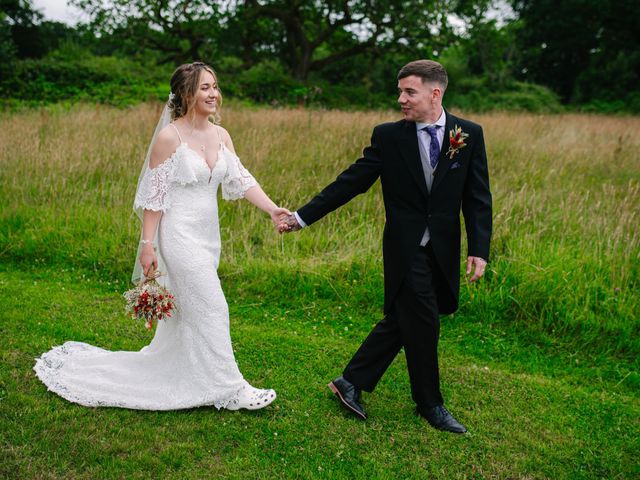 Emily and Kieran's Wedding in Swansea Valley, Powys 113