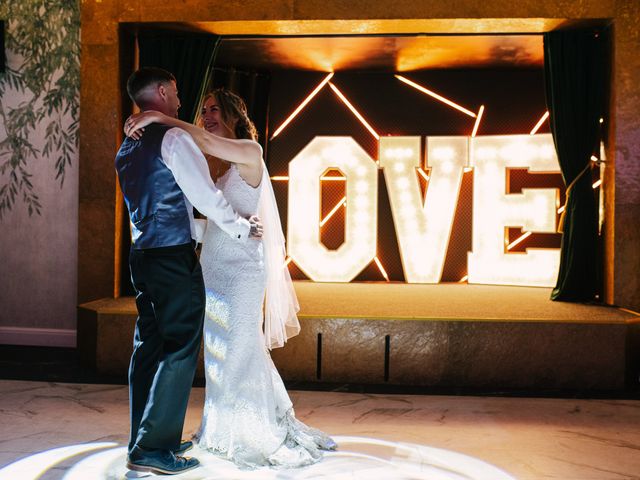 Emily and Kieran's Wedding in Swansea Valley, Powys 127