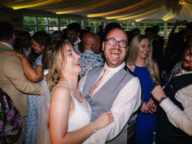 Emily and Kieran's Wedding in Swansea Valley, Powys 128