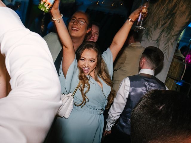 Emily and Kieran's Wedding in Swansea Valley, Powys 130