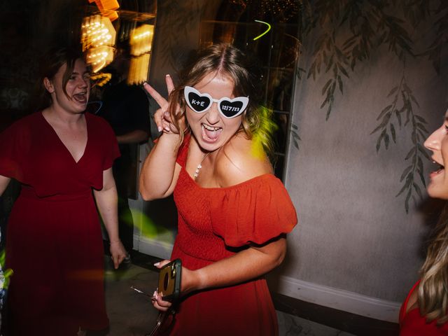 Emily and Kieran's Wedding in Swansea Valley, Powys 134