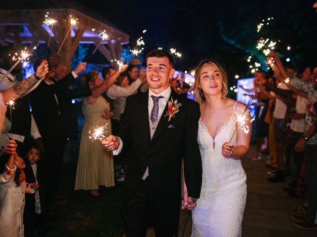 Emily and Kieran's Wedding in Swansea Valley, Powys 137