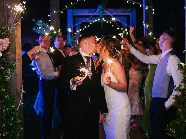 Emily and Kieran's Wedding in Swansea Valley, Powys 138