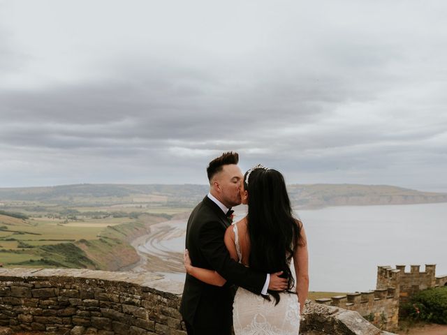 Rhys and Paris's Wedding in Ravenscar, North Yorkshire 12