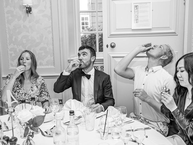 James and Stephanie&apos;s Wedding in Guildford, Surrey 146