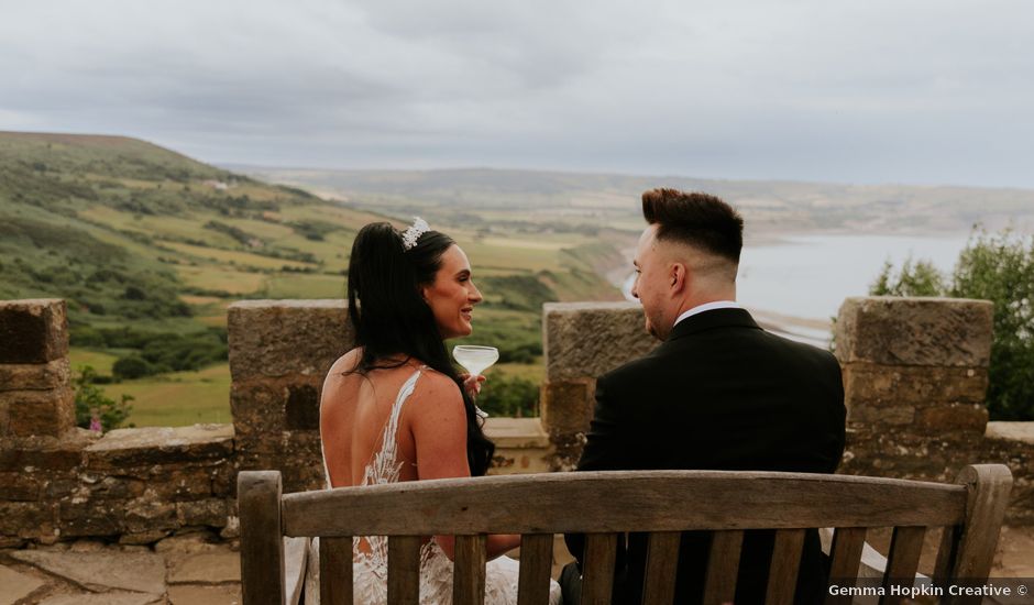 Rhys and Paris's Wedding in Ravenscar, North Yorkshire