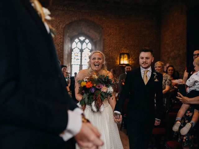 Ben and Sarah&apos;s Wedding in Tattershall Castle, Lincolnshire 38