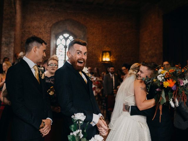 Ben and Sarah&apos;s Wedding in Tattershall Castle, Lincolnshire 39