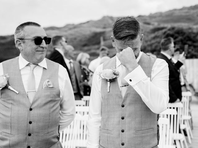 Johnny and Carlie&apos;s Wedding in Gwithian, Cornwall 7