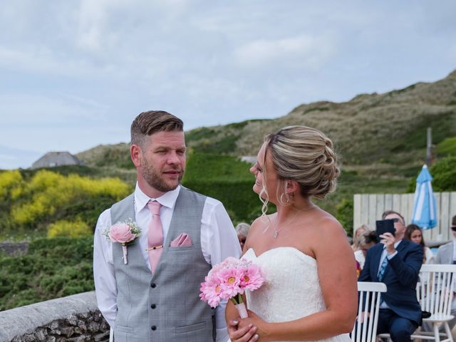 Johnny and Carlie&apos;s Wedding in Gwithian, Cornwall 8