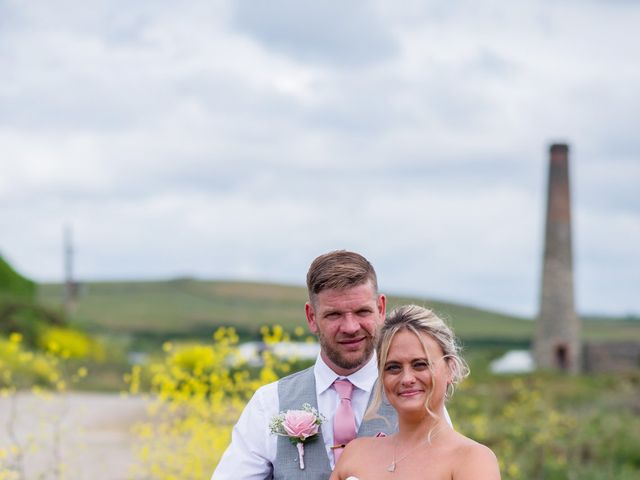 Johnny and Carlie&apos;s Wedding in Gwithian, Cornwall 17