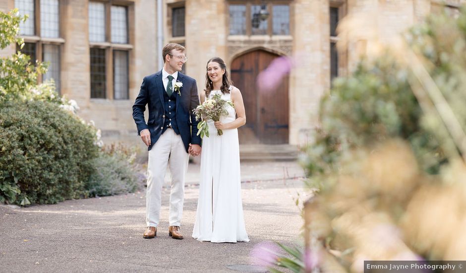 Elmé and Gareth's Wedding in Oundle, Northamptonshire