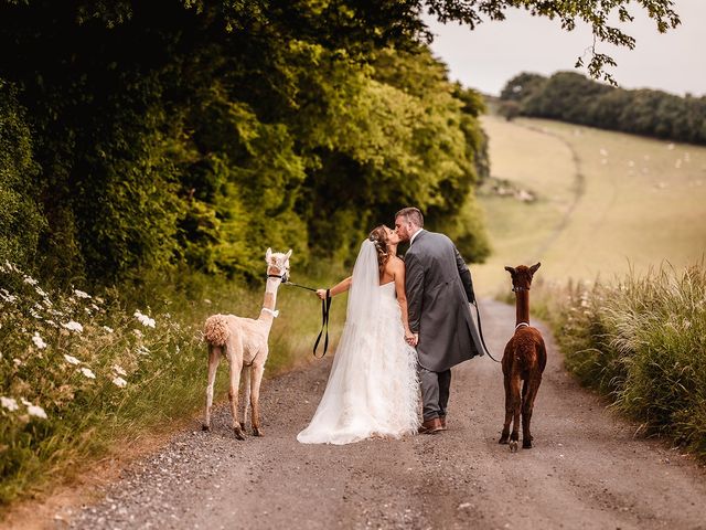 George and Amy&apos;s Wedding in Salisbury, Wiltshire 32