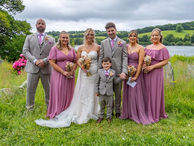 Kathy and Simon's Wedding in Lostwithiel, Cornwall 17