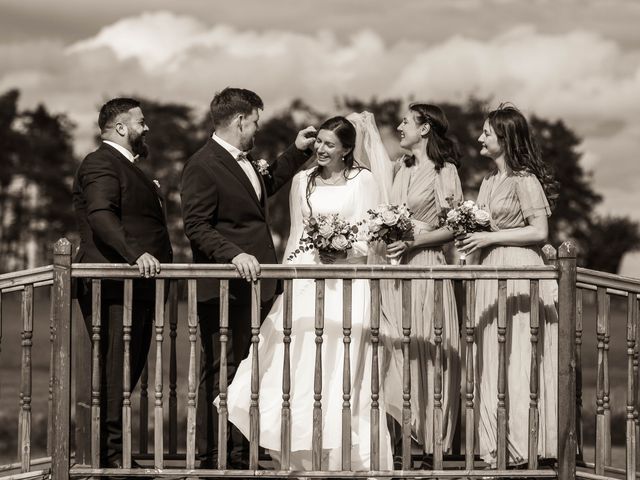 Timon and Ruth's Wedding in Peebleshire , Lothian &amp; Borders 10