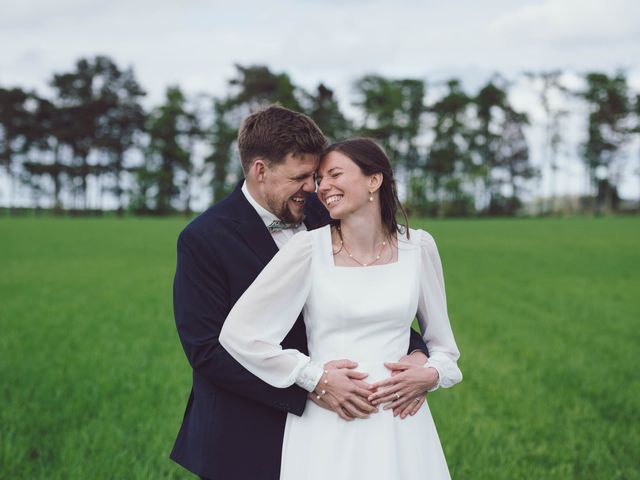 Timon and Ruth's Wedding in Peebleshire , Lothian &amp; Borders 17