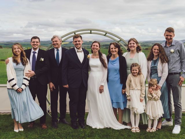 Timon and Ruth's Wedding in Peebleshire , Lothian &amp; Borders 19