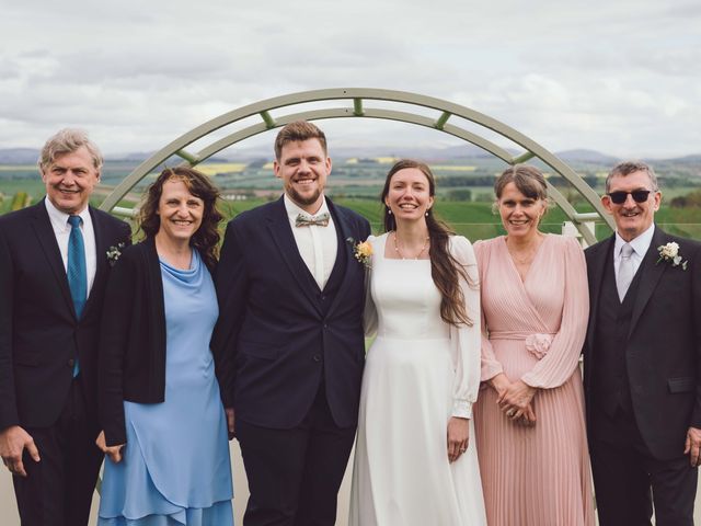 Timon and Ruth's Wedding in Peebleshire , Lothian &amp; Borders 21