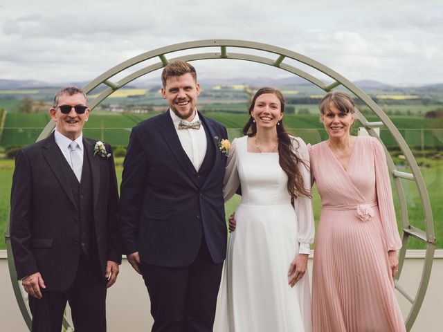 Timon and Ruth's Wedding in Peebleshire , Lothian &amp; Borders 22