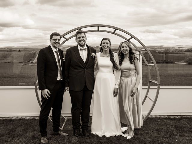 Timon and Ruth's Wedding in Peebleshire , Lothian &amp; Borders 23