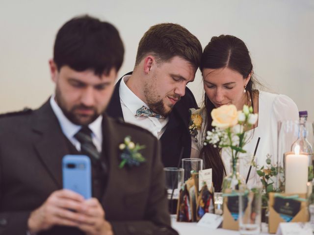 Timon and Ruth's Wedding in Peebleshire , Lothian &amp; Borders 39