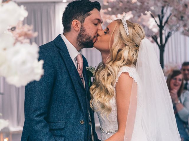 John and Gemma's Wedding in Formby, Merseyside 40