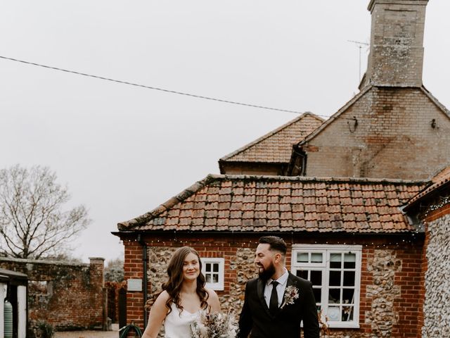 Brad and Maisie&apos;s Wedding in Wellingham, Norfolk 36