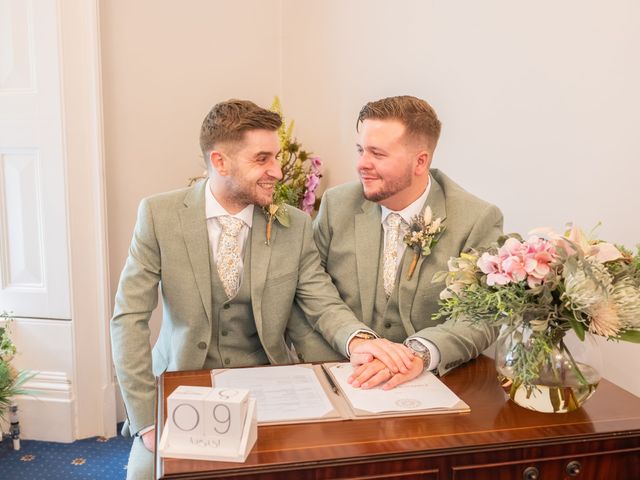 Joe and Lewis's Wedding in Guildford, Surrey 7