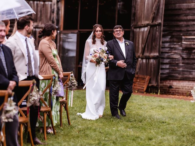 Sophie and Ben's Wedding in Selborne, Hampshire 7
