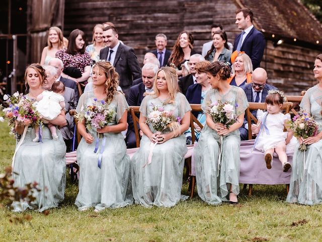 Sophie and Ben's Wedding in Selborne, Hampshire 8